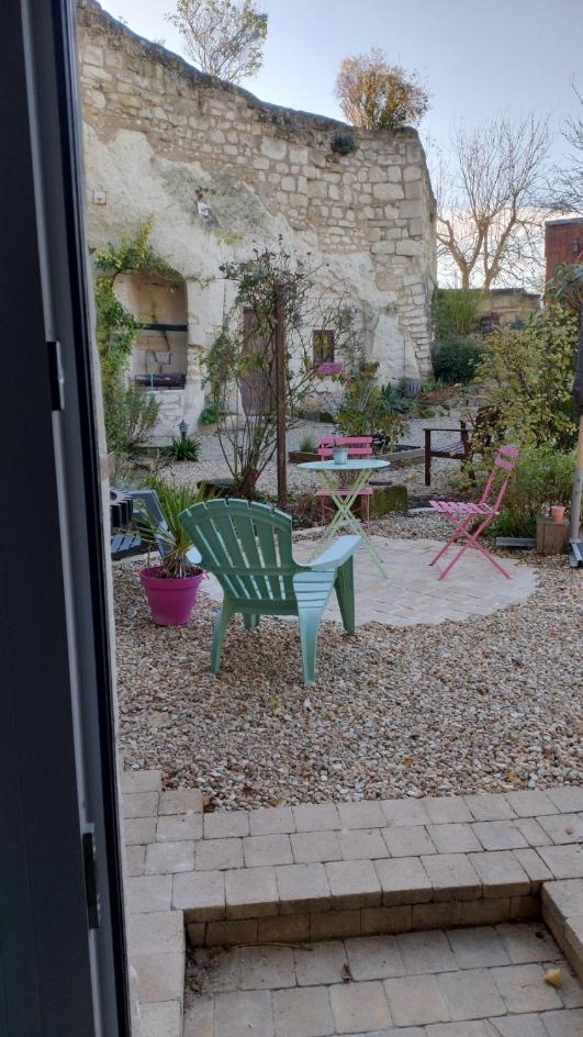 Les Troglos De Beaulieu Loches Exterior foto